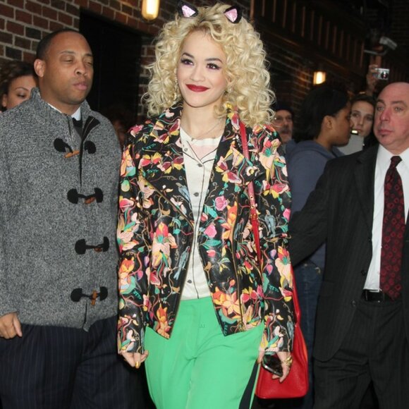 Topshop Hand Painted Leather Dress ASO Demi Lovato - Picture 11 of 11